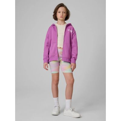 4. Girls’ Loose-Fit Hooded Sweatshirt 4F 4FJRSS26TSWSF2902-51S