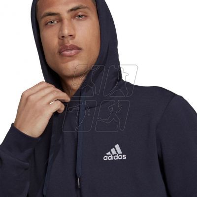 5. Adidas Essentials Fleece Hoodie M H12216