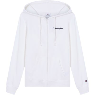2. Champion Women's Full Zip Hoodie Sweatshirt White 118406 WW001