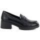 2. Women's black high-heeled moccasins Potocki SZ12870