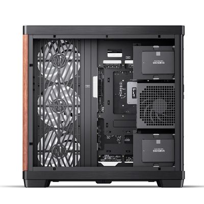 10. Jonsbo TK-4 Wood Tower Black, Wood