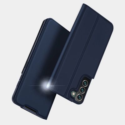 16. Dux Ducis Skin Pro Holster Cover Flip Cover for Samsung Galaxy S22 + (S22 Plus) blue