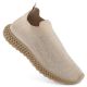 11. D&A W OLI257A beige slip-on sneakers with rhinestones