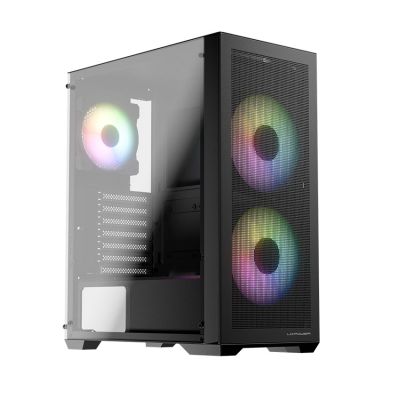 12. LC-Power LC-717B-ON Midi Tower Computer Security & Holders White