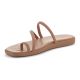 3. CROCS MIAMI TOE LOOP SANDAL IN MILK CHOCOLATE 209862-2JJ