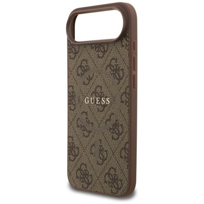 6. Guess 4G Ring Classic Logo MagSafe Case for iPhone 17 Air - Brown