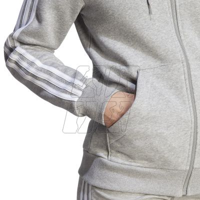 5. adidas 3 Stripes FL Full-Zip HD sweatshirt W IM0236