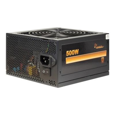 6. Inter-Tech ArgusNT BPS-500 Power Supply - 500 W - 100 - 240 V - 47 - 63 Hz - 7/3.5 A - 100 W - 420 W