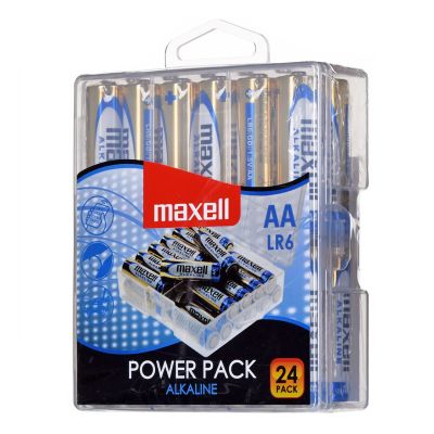 3. MAXELL Alkaline battery LR6, VALUE BOX, 24 pcs.