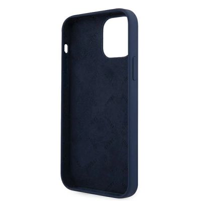 7. Guess GUHCP12SLSVSBL iPhone 12 mini 5.4" blue/blue hardcase Script Vintage