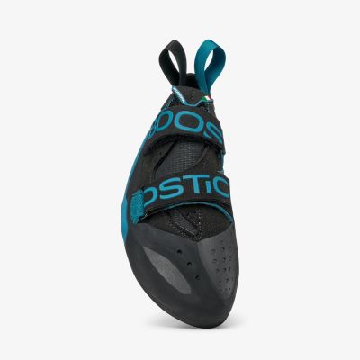 2. Scarpa Boostic Climbing Shoes - Black/Azure