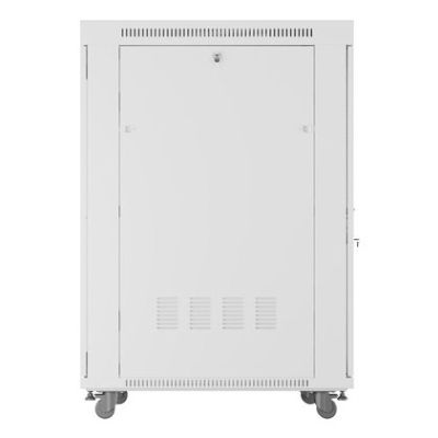 11. Lanberg FF01-8027-23SL 27U Freestanding Rack Gray