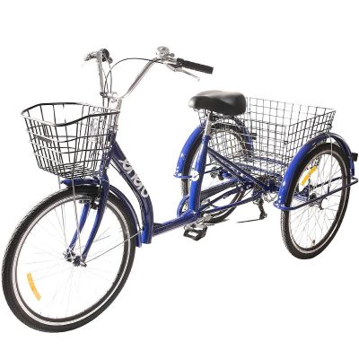8. 3-WHEEL BIKE 24 NAVY BLUE SHIMANO -7 SPEED LOWER FRAME 1060965