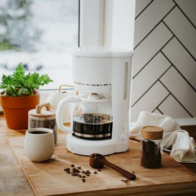 10. ADLER AD 4383w drip coffee maker white