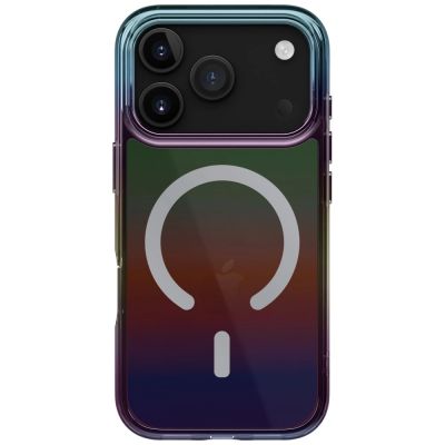 2. Uniq Iridescia Case for iPhone 17 Pro Magclick Charging - Multicolor