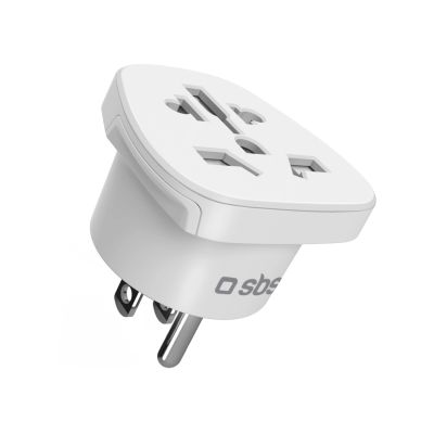 SBS US Travel Adapter - Universal - White