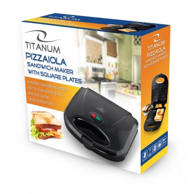 8. Esperanza Pizzaiola TKT005K sandwich maker (700W; black)