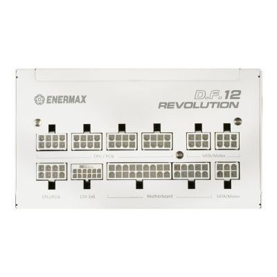 10. Enermax Revolution DF12 850 W 20+4 pin ATX Power Supply White (ETV850G-W)