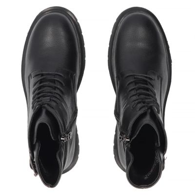 5. Women's leather ankle boots, black Filippo DBT8018