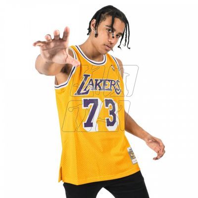 2. Mitchell &amp; Ness Los Angeles Lakers NBA Swingman Jersey Lakers 1998 Dennis Rodman M SMJYCP20064-LALGOLD98DRD