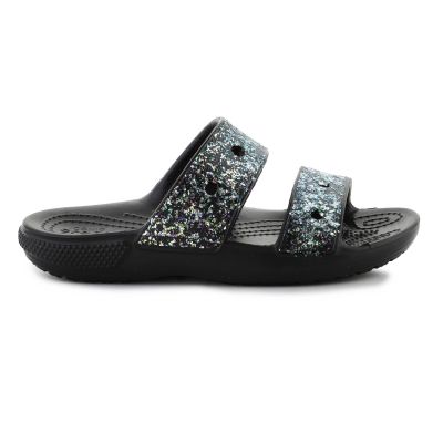 11. Crocs Classic Glitter Sandal Jr 207788-0C4