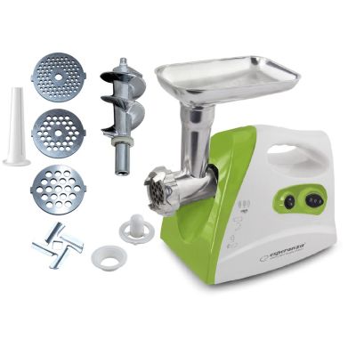 2. Esperanza Meatball EKM012G meat grinder (600W; white, green)