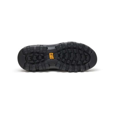 5. Cat Caterpillar Raider Sport Men's Suede Sneakers Black/Yellow (P724513)