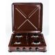 3. Ravanson K-04BR 4-burner adjustable gas stove (brown)