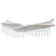 20. GARDEN HAMMOCK FOR 1 PERSON 200X100CM WITH SPREADER BAR AND FRINGE MIAMI GRAY