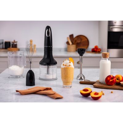 19. Smeg HBF03BLEU (101121) Immersion Blender 700W Black, Stainless Steel