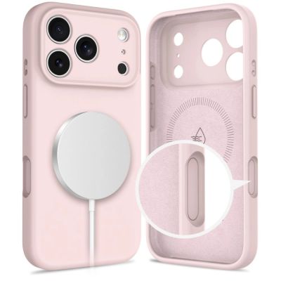 2. Tech-Protect Silicone MagSafe Case for iPhone 17 Pro - Pink