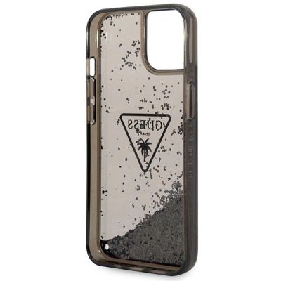 7. Guess GUHCP14MLFCTPK iPhone 14 Plus 6.7" black/black hardcase Liquid Glitter Palm Collection