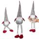 3. DECORATIVE gnome dwarf 30+15cm gray