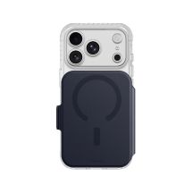 AmazingThing Titan Pro Lens Flip Set Case for iPhone 18 Pro Max with Wallet, MagSafe Compatible - Navy Blue