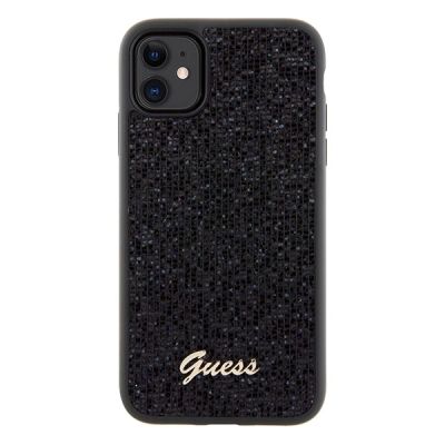 3. Guess Disco Metal Script case for iPhone 11 / Xr - black