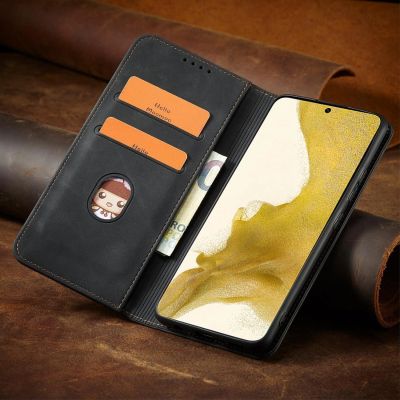 9. Magnet Fancy Case for Samsung Galaxy S23+ flip cover wallet stand black