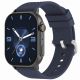 4. GRAVITY GT15-12 Women's Smartwatch Navy Blue Silicone Strap + Black Bracelet