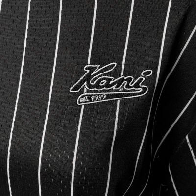 5. Karl Kani Chest Varsity Pinstripe Mesh Tee Light M 6038524