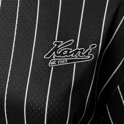 5. Karl Kani Chest Varsity Pinstripe Mesh Tee Light M 6038524