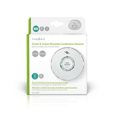 12. Nedis DTCTCS10WT Smoke and Carbon Monoxide Detector