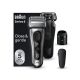 5. Braun Series 8 8567cc Foil Shaver Trimmer Black, Silver