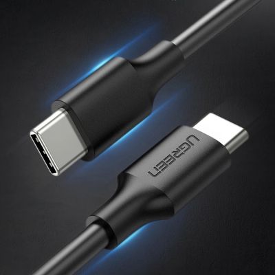 4. Ugreen US286 USB-C - USB-C PD QC 3A 480Mb/s cable 0.5m - black