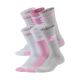 Nike Everyday Cush Crew Youth Socks White, Pink, Gray CK7302 905