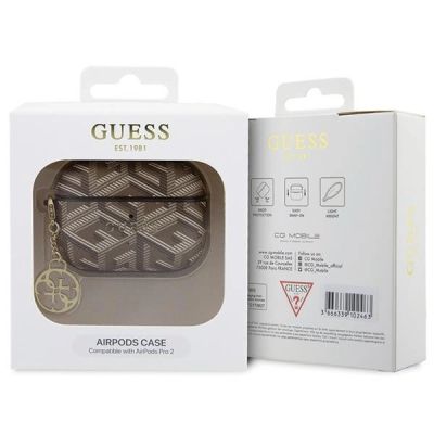 4. Guess GUAP2PGCE4CW case for AirPods Pro 2 cover - brown GCube Charm