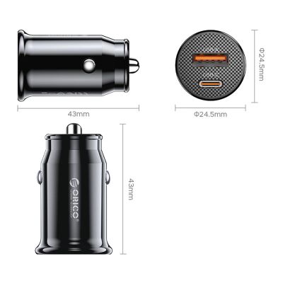 2. ORICO PowerMini 30W 1A1C Fast Car Charger