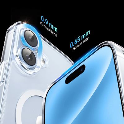 5. Ugreen Classy Clear Magnetic Case for iPhone 16 Plus - Transparent