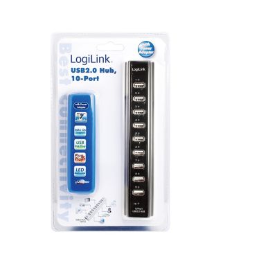 3. LogiLink UA0096 Hubs and Concentrators 480 Mbit/s Black