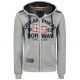 Men’s Geographical Norway Flag DB MEN 054 Grey Hoodie (WW6088H/GN/Blended Grey)