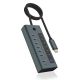 3. ICY BOX IB-HUB1457-C31 USB 3.2 Gen 1 (3.1 Gen 1) Type-C 10000 Mbit/s Blue, Gray