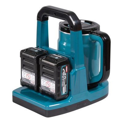 9. Makita KT001GZ Electric Kettle 0.8 l Black, Blue